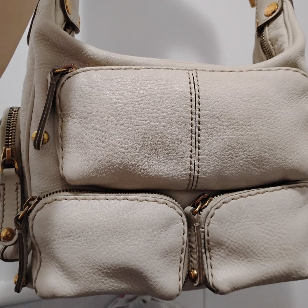 Tod's T-media Multi Pocket Cargo Shoulder bag in cream/off white - Picture 16 of 16
